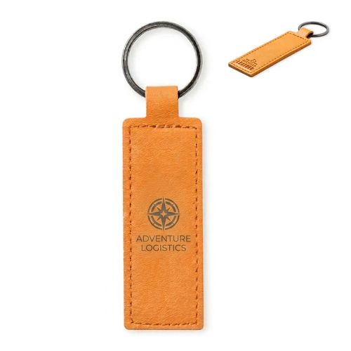 Porte-clés en cuir recyclé - image 1